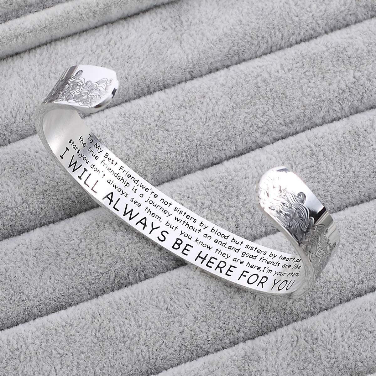Sunflower Jewellery Sister Bracelet Gift Not sisters by blood but sisters by heart Jewelry Friendship Bracelet Best Friends Bangle Gift - Image 3
